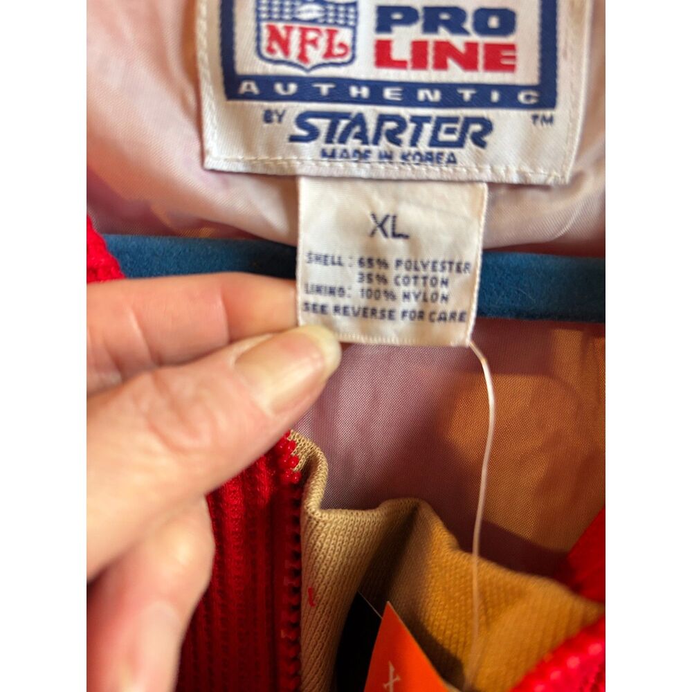 Vintage NFL San Francisco 49ers Pro Line by Starter Sweater Size XL - Picture 4 of 4
